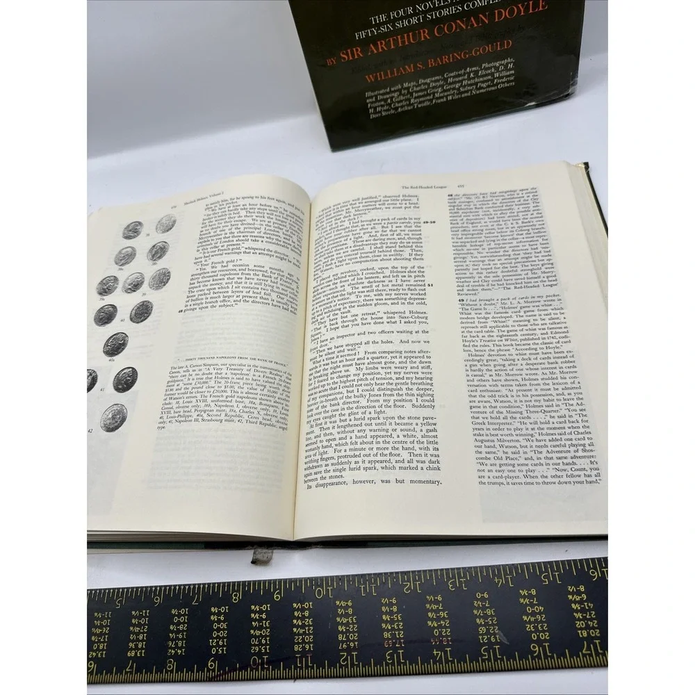 The Annotated Sherlock Holmes: 4 Novels & 56 Short Stories 1976 2 Volume Set #BS